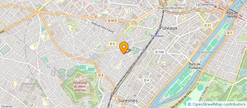 localisation de l'entreprise ASS DES IMMIGRES DE LA REGION DE KAYES à SURESNES