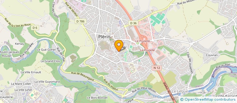 localisation de l'entreprise ASS DES INFIRMES MOTEURS CEREBRAUX à PLERIN