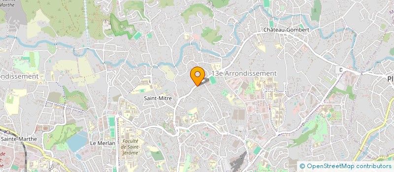 localisation de l'entreprise ASS DES INGENIEURS DE POLYTECH MARSEILLE  MARSEILLE 13EME