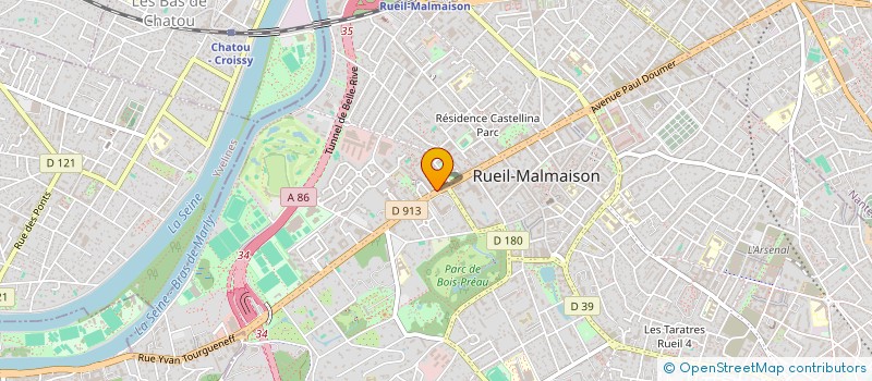 localisation de l'entreprise ASS  DES INGENIEURS ENSPM à RUEIL-MALMAISON