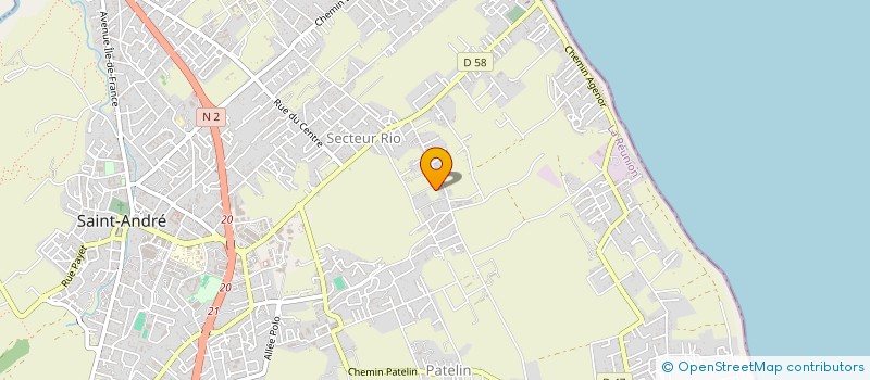 localisation de l'entreprise ASS DES IRRIGANTS DE ST ANDRE à SAINT-ANDRE