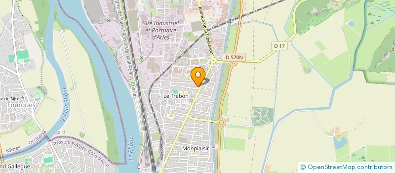 localisation de l'entreprise ASS DES JEUNES ACTIFS ( A J A ) à ARLES