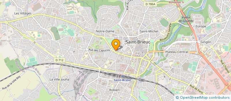 localisation de l'entreprise ASS DES JEUNES RURAUX DE L OUEST à SAINT-BRIEUC