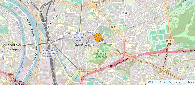 localisation de l'entreprise ASS DES JEUNES SONINKES DE FRANCE AJSF à SAINT-DENIS