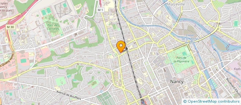 localisation de l'entreprise ASS DES JOURNALISTES ETUDIANTS DE L UNIVERSITE DE NANCY  NANCY