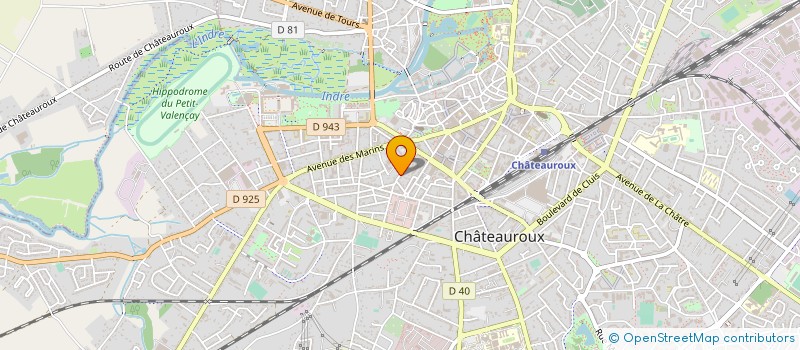localisation de l'entreprise ASS DES JUGES CONSULAIRES ELUS AU TRIBUNAL DE COMMERCE DE CHATEAUROUX à CHATEAUROUX