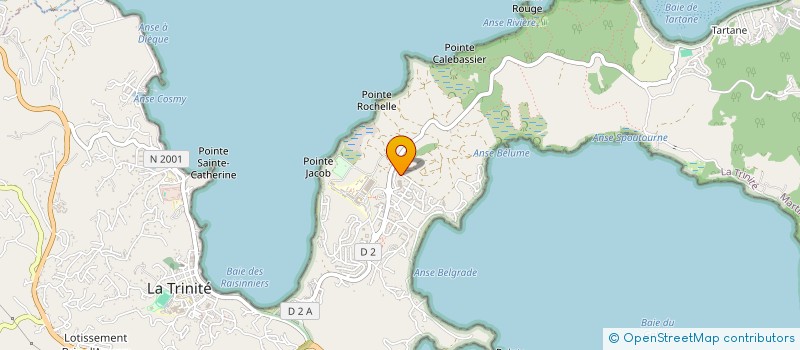 localisation de l'entreprise ASS DES JURISTES DES COLLECTIVITES TERRITORIALES ANTILLES - GUYANE à LA TRINITE