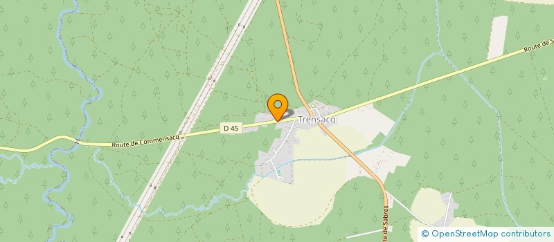 localisation de l'entreprise ASS DES LIEUTENANTS DE LOUVETERIE DES LANDES  TRENSACQ