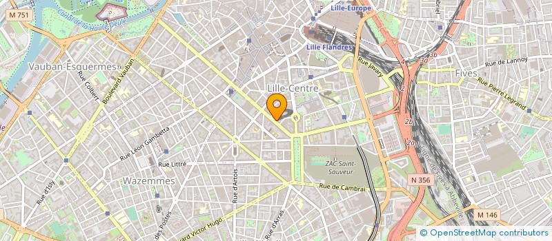 localisation de l'entreprise ASS DES LOCAT CENTRE LIBERTE à LILLE