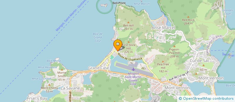 localisation de l'entreprise ASS DES LOCATAIRES DE LA RESIDENCE LES FLAMBOYANTS  SAINT MARTIN