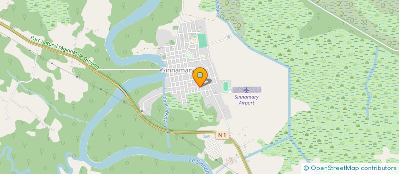 localisation de l'entreprise ASS DES LOCATAIRES DES CI PHILIPPON  SINNAMARY