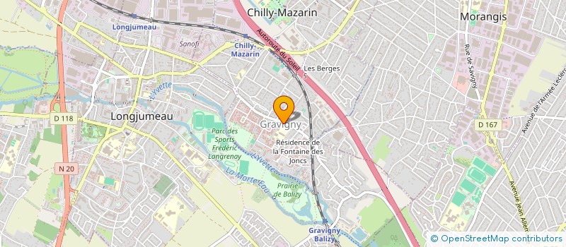 localisation de l'entreprise ASS DES LOCATAIRES DU 84 R DE GRAVIGNY  CHILLY-MAZARIN