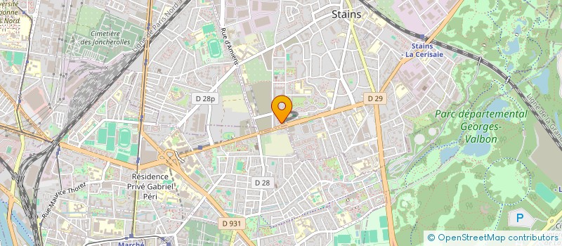 localisation de l'entreprise ASS DES LOCATAIRES DU CLOS ST LAZARE à STAINS