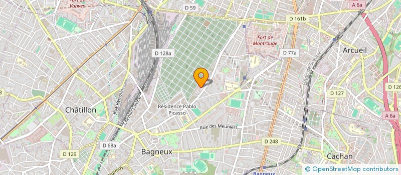 localisation de l'entreprise ASS DES LOCATAIRES DU PRUNIER HARDY à BAGNEUX
