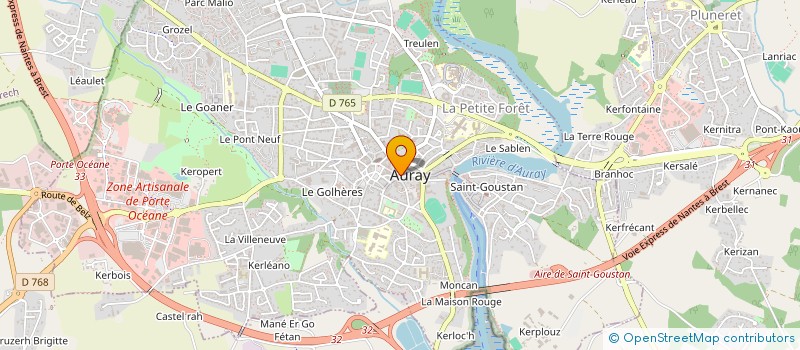 localisation de l'entreprise ASS DES LOCATAIRES IMMEUBLE CARLONNE à AURAY