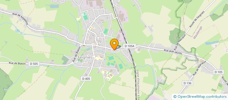 localisation de l'entreprise ASS DES LOCATAIRES  RESIDENCE LA FLAMENE  FEIGNIES