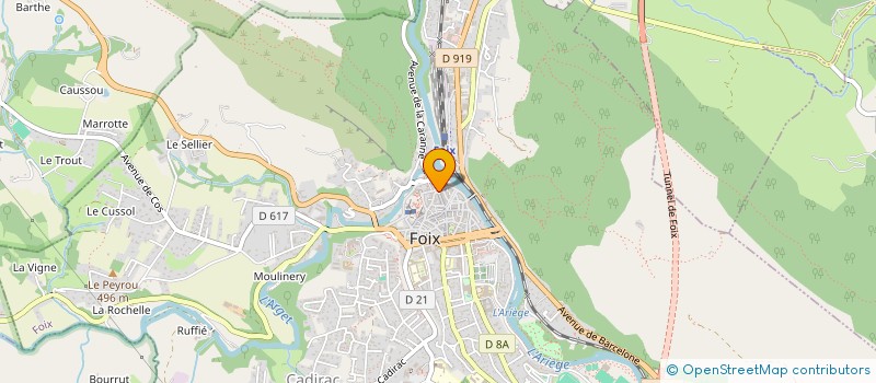 localisation de l'entreprise ASS DES MAGISTRATS CONSULAIRES DE FOIX à FOIX