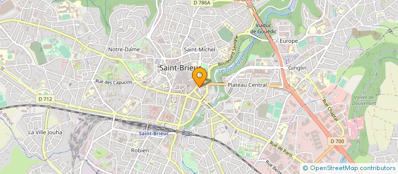 localisation de l'entreprise ASS DES MAGISTRATS TRIBUNAL COMMERCE à SAINT-BRIEUC