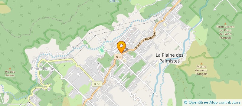 localisation de l'entreprise ASS DES MAIRES DE LA REUNION à LA PLAINE-DES-PALMISTES