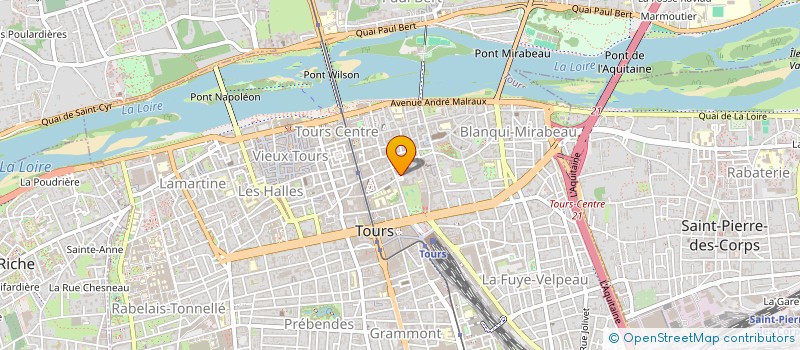 localisation de l'entreprise ASS DES MAIRES INDRE ET LOIRE à TOURS