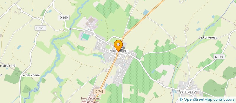 localisation de l'entreprise ASS DES MAISONS FAMILIAL REGION VIHIERS  MONTILLIERS