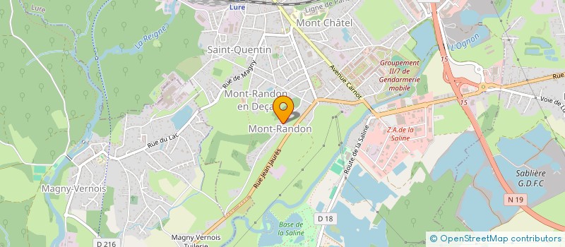 localisation de l'entreprise ASS DES MAJORETTES DE LURE à LURE
