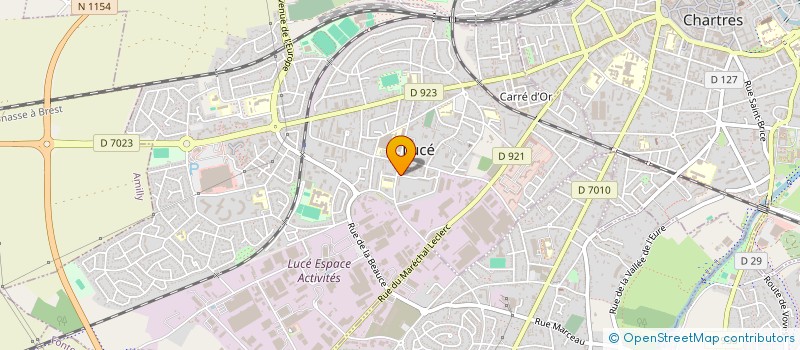 localisation de l'entreprise ASS DES MANIANGA D'EURE ET LOIR à LUCE