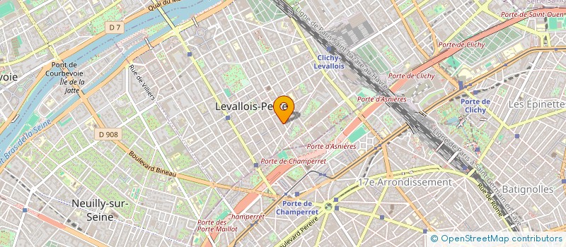 localisation de l'entreprise ASS  DES MARDELS à LEVALLOIS-PERRET