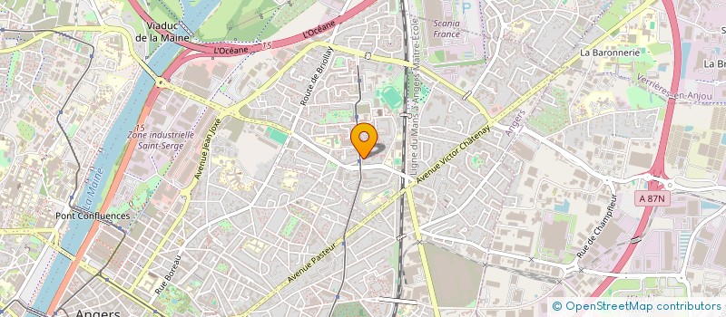 localisation de l'entreprise ASS DES MARINS ET ANCIENS COMBATTANTS à ANGERS
