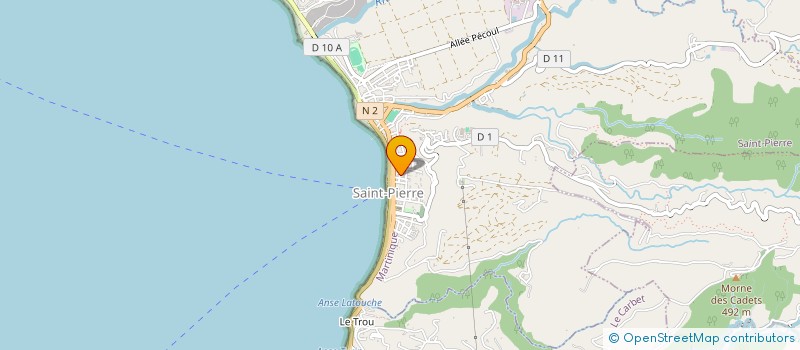 localisation de l'entreprise ASS DES MARINS PECHEURS PIERROTAINS à SAINT-PIERRE