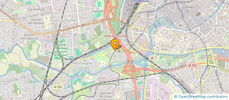 localisation de l'entreprise ASS DES MAROCAINS DU BAS RHIN à STRASBOURG