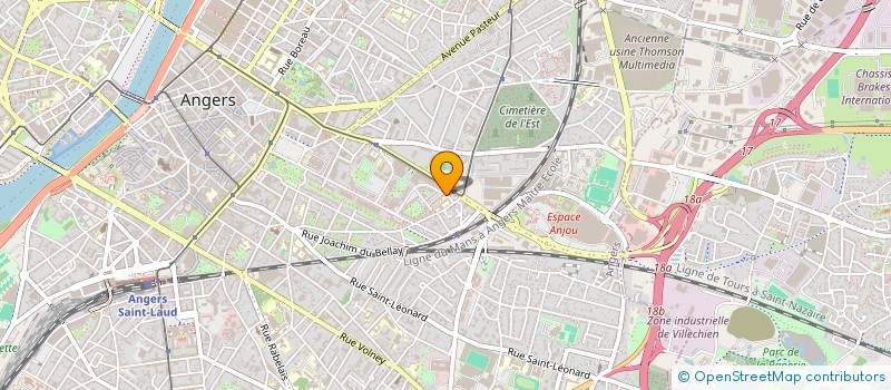 localisation de l'entreprise ASS DES MAROCAINS EN FRANCE à ANGERS