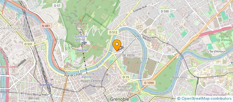 localisation de l'entreprise ASS DES MEDECINS DE GRENOBLE AM2G  GRENOBLE