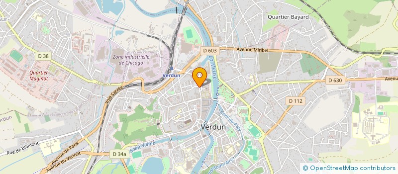 localisation de l'entreprise ASS DES MEMBRES DE L'ORDRE DU MERITE AGRICOLE à VERDUN
