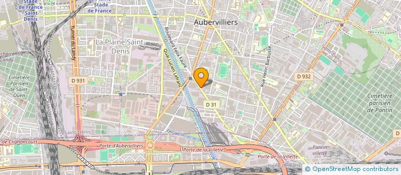 localisation de l'entreprise ASS DES MUSULMANS D'AUBERVILLIERS à AUBERVILLIERS