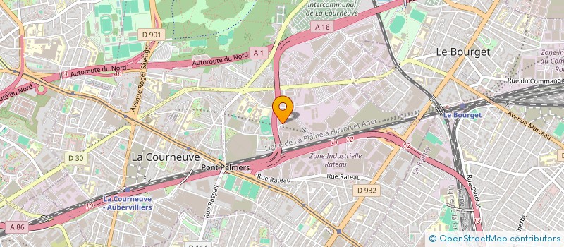 localisation de l'entreprise ASS DES MUSULMANS D'ILE DE FRANCE à LA COURNEUVE