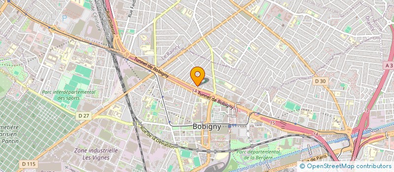 localisation de l'entreprise ASS DES MUSULMANS DE BOBIGNY à BOBIGNY