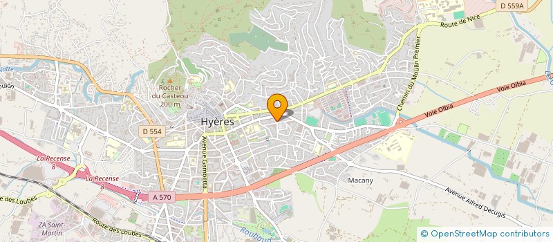 localisation de l'entreprise ASS DES MUSULMANS DE HYERES à HYERES