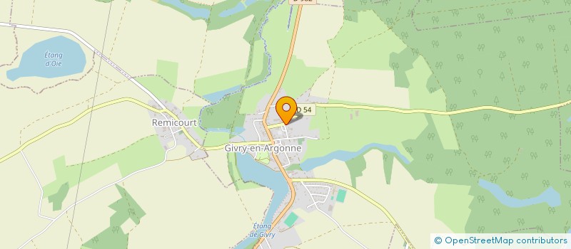 localisation de l'entreprise ASS DES MUTILES DU TRAVAIL à GIVRY-EN-ARGONNE