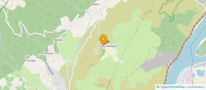 localisation de l'entreprise ASS DES NATURALISTES DE L'ARDECHE à LE POUZIN