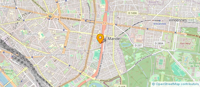 localisation de l'entreprise ASS DES NATURISTES DE PARIS  PARIS