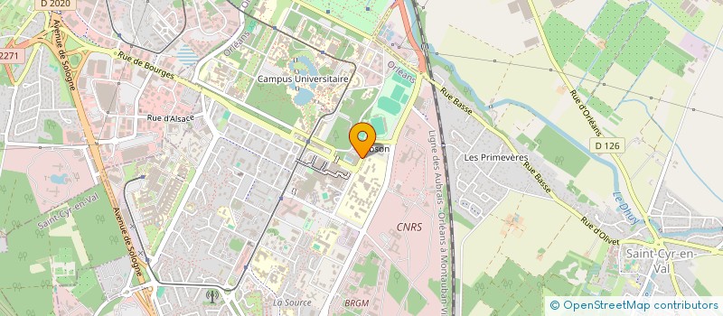 localisation de l'entreprise ASS DES NOUVELLES COURSES D'ORLEANS à ORLEANS