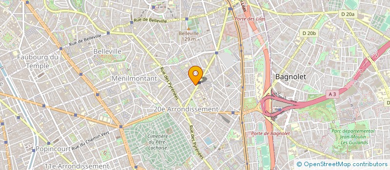 localisation de l'entreprise ASS DES OPTOMETRISTES DE FRANCE à PARIS