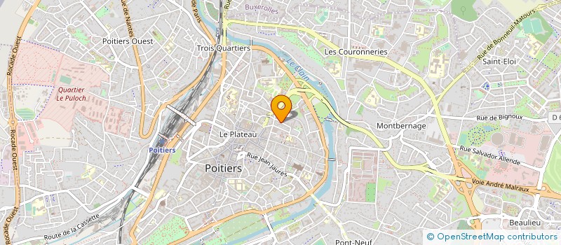 localisation de l'entreprise ASS DES ORL LIBERAUX DE LA VIENNE à POITIERS