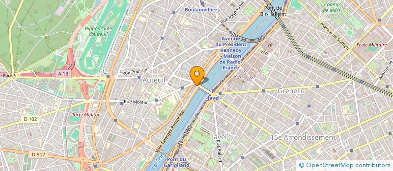 localisation de l'entreprise ASS DES ORPHELINATS AGRICOLES à PARIS