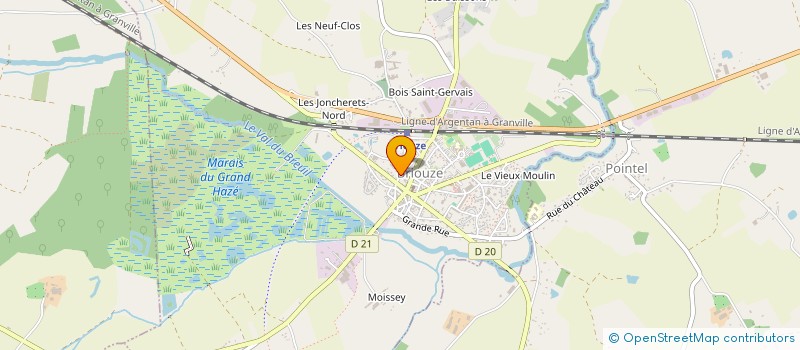 localisation de l'entreprise ASS DES ORTEILS JUSQU'AUX OREILLES à BRIOUZE