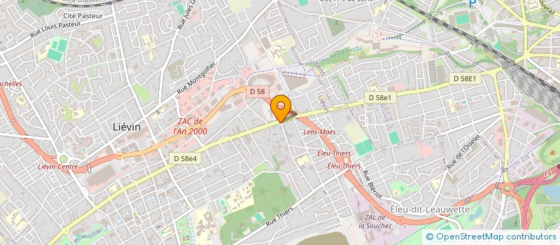 localisation de l'entreprise ASS DES P L I E DE L'ARTOIS ET DU PAYS MINIER à LIEVIN