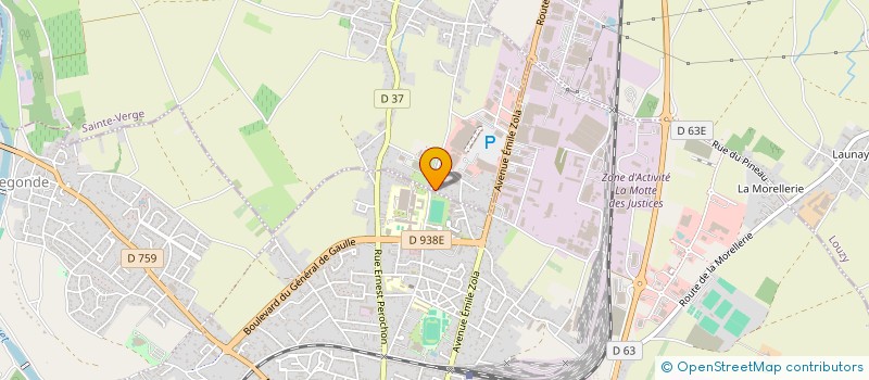 localisation de l'entreprise ASS DES PARALYSES DE FRANCE  SAINTE RADEGONDE