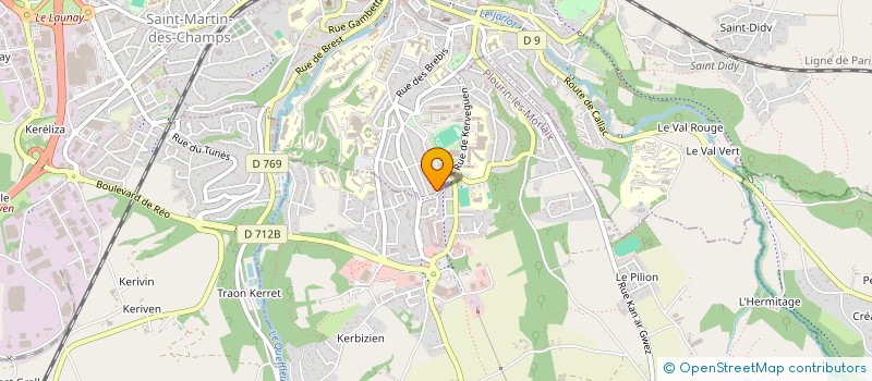 localisation de l'entreprise ASS DES PARENTS D'ELEVES à MORLAIX