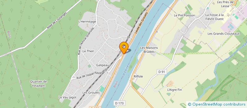 localisation de l'entreprise ASS DES PARENTS D ELEVES  BLOIS